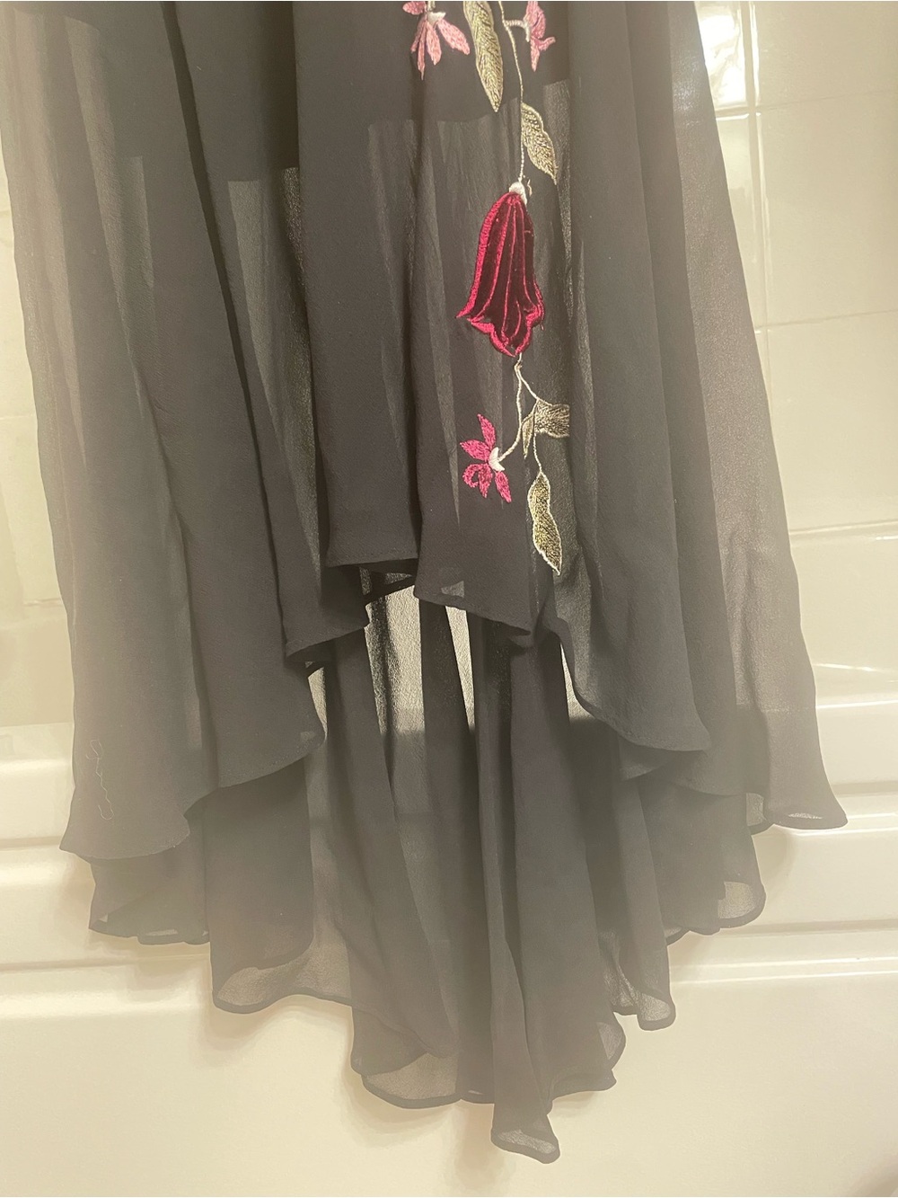 Vintage - Sue Wong dress - 100% silk - Picture 6 of 12